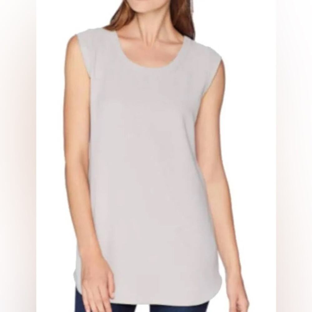 Daily Ritual Cap Sleeve Tunic Top